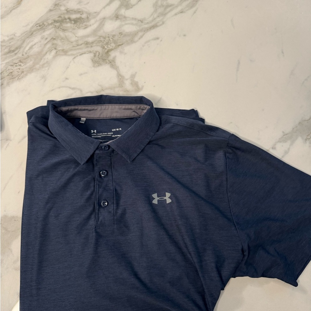 Under Armour Men's Navy Polo Shirt